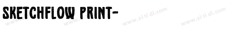 sketchflow print字体转换